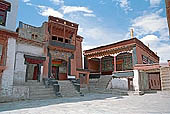 Ladakh - Matho, the various halls of the gompa are arranged around a courtyard